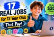 17 Real Jobs for 12 Year Olds That Pay