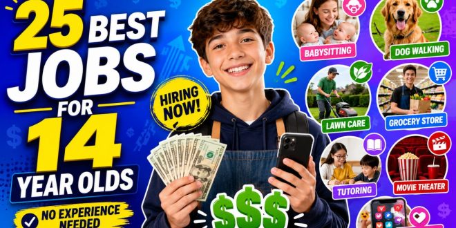 25 Best Jobs for 14 Year Olds That Actually Hire in 2026