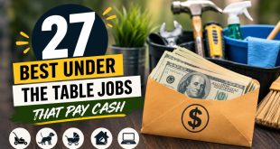 27 Best Under the Table Jobs That Pay Cash in 2026