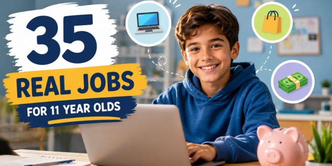 35 Real Jobs for 11 Year Olds That Pay