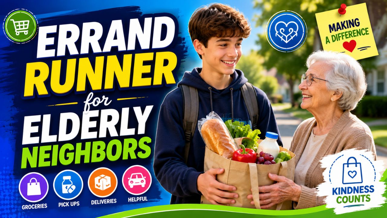 Errand Runner for Elderly Neighbors