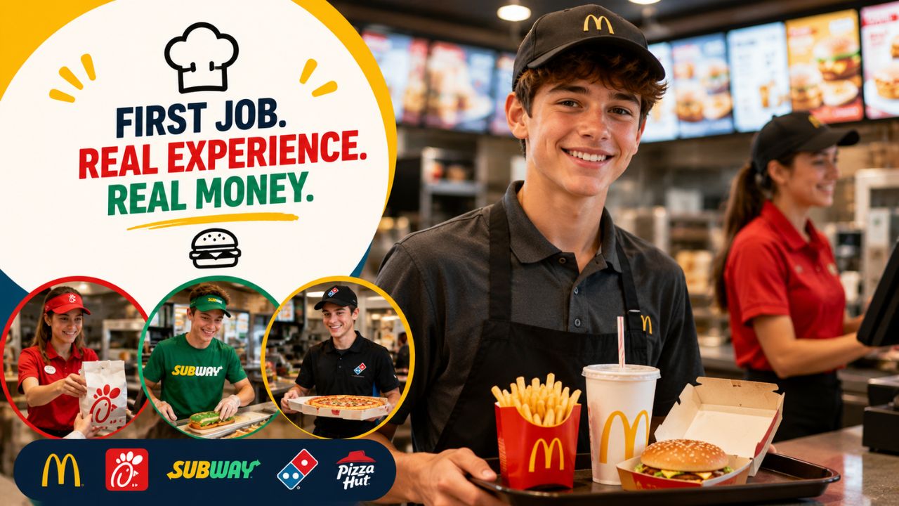 Fast Food and Restaurant Jobs for 15-Year-Olds