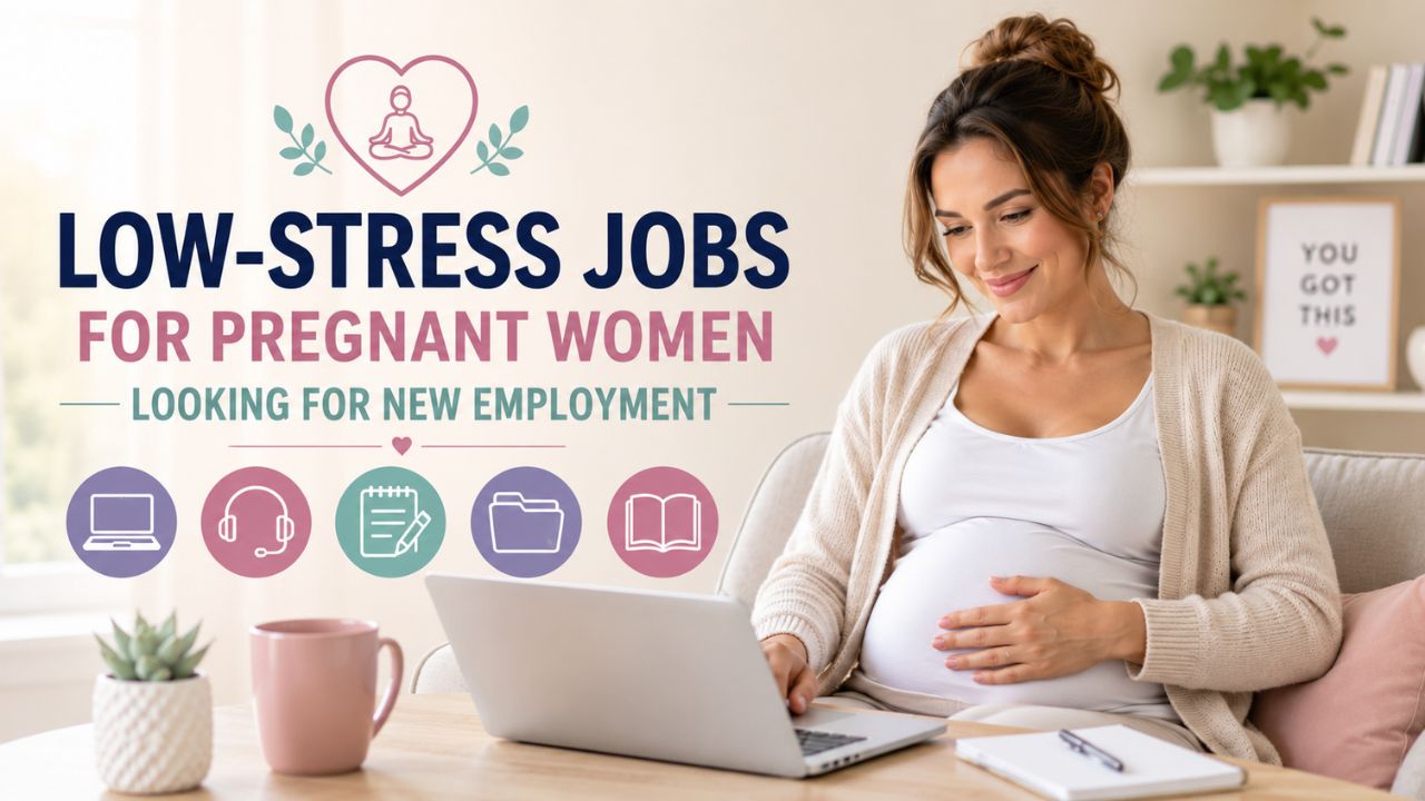 Low-Stress Jobs for Pregnant Women Looking for New Employment