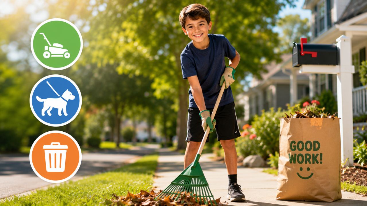 Outdoor & Neighborhood Jobs for 11 Year Olds