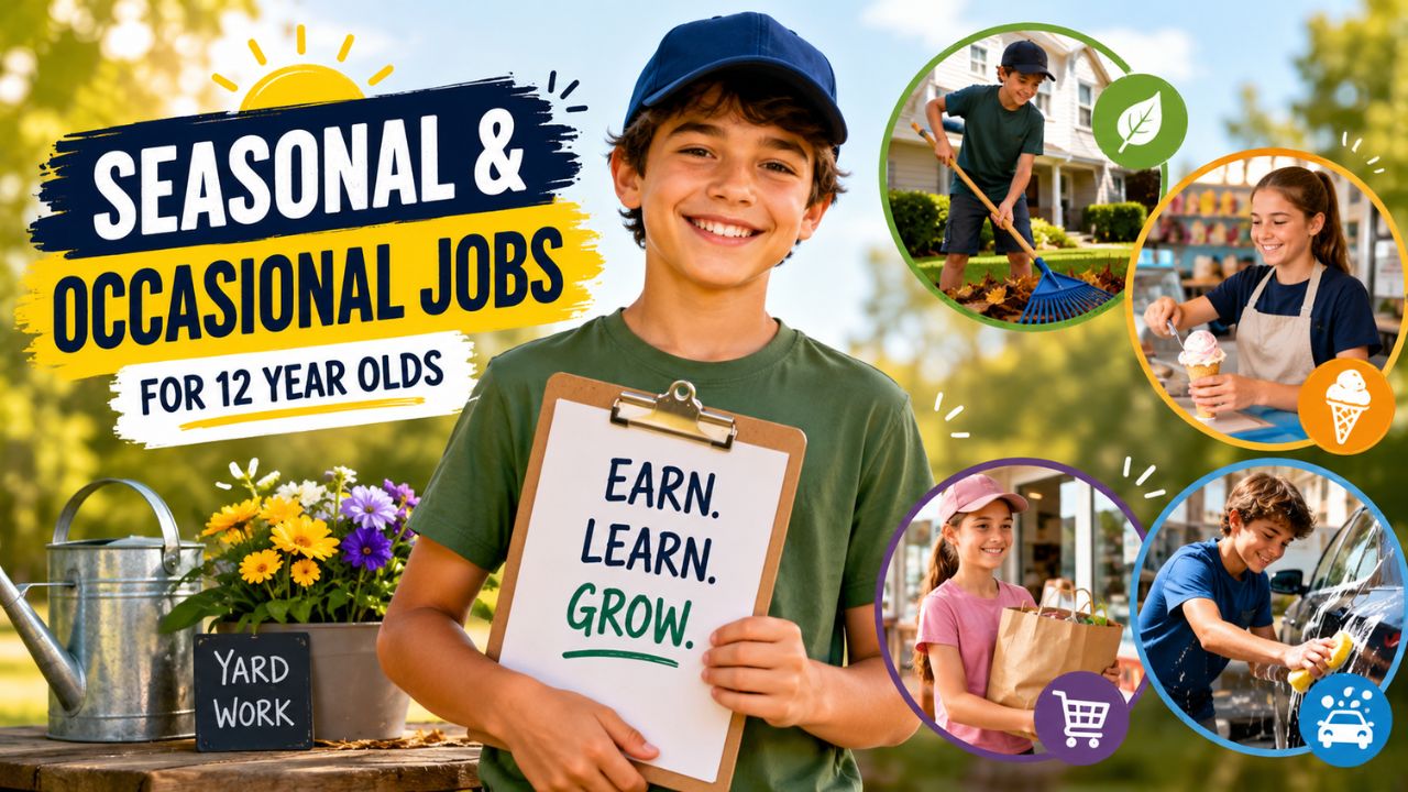 Seasonal and Occasional Jobs for 12 Year Olds