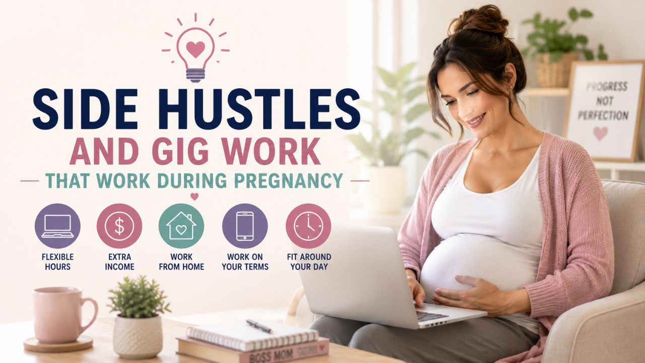 Side Hustles and Gig Work That Work During Pregnancy