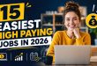 15 Easiest High Paying Jobs in 2026