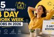 15 High-Paying 4 Day Work Week Jobs in 2026