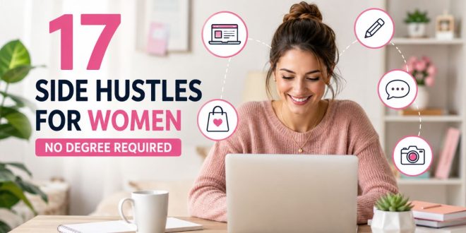 17 Side Hustles for Women That Actually Pay Well