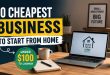 20 Cheapest Businesses to Start from Home in 2026