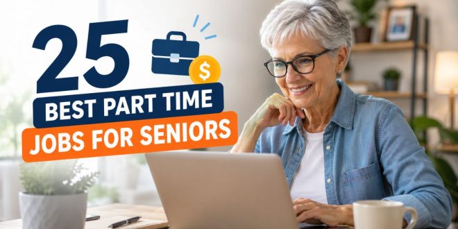 25 Best Part Time Jobs for Seniors That Pay Well