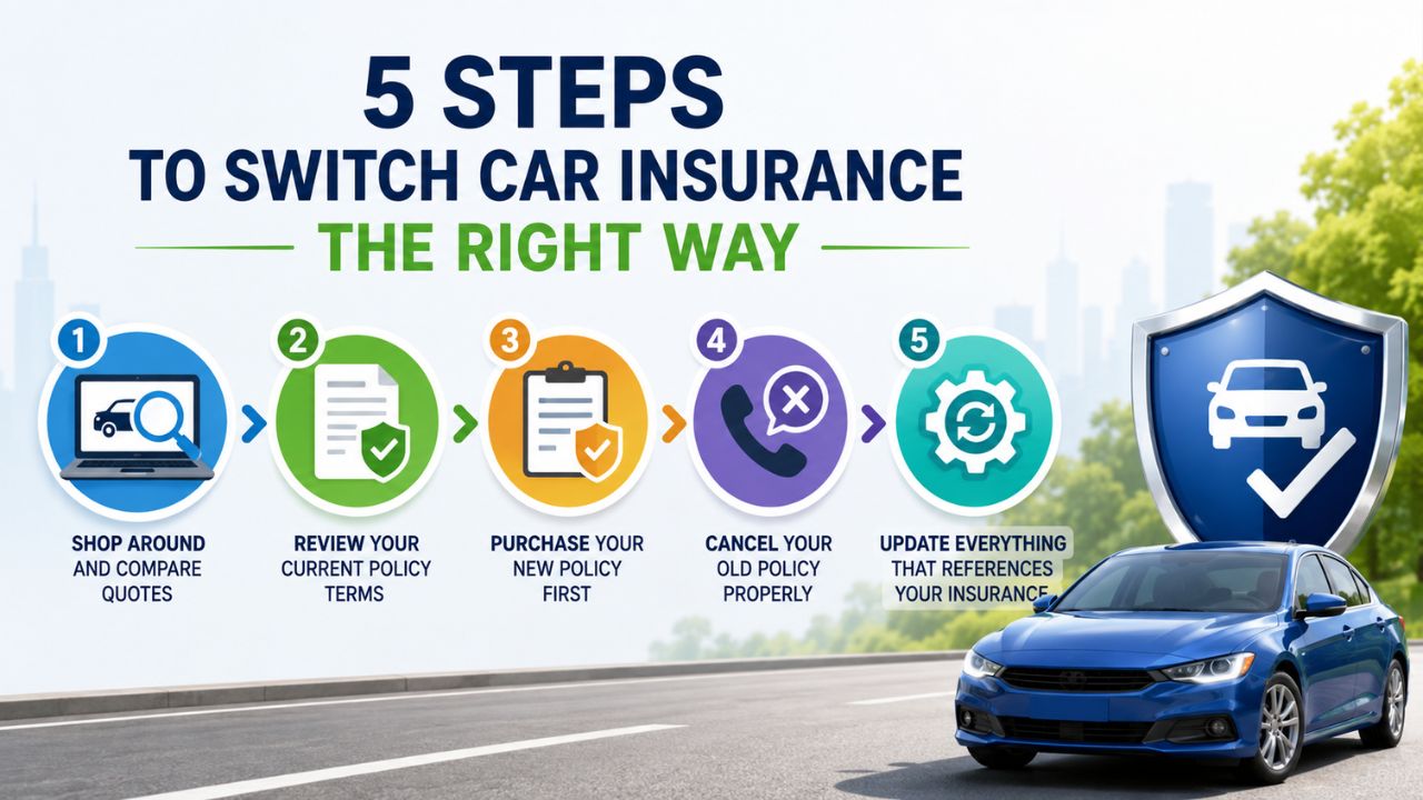 5 Steps to Switch Car Insurance the Right Way