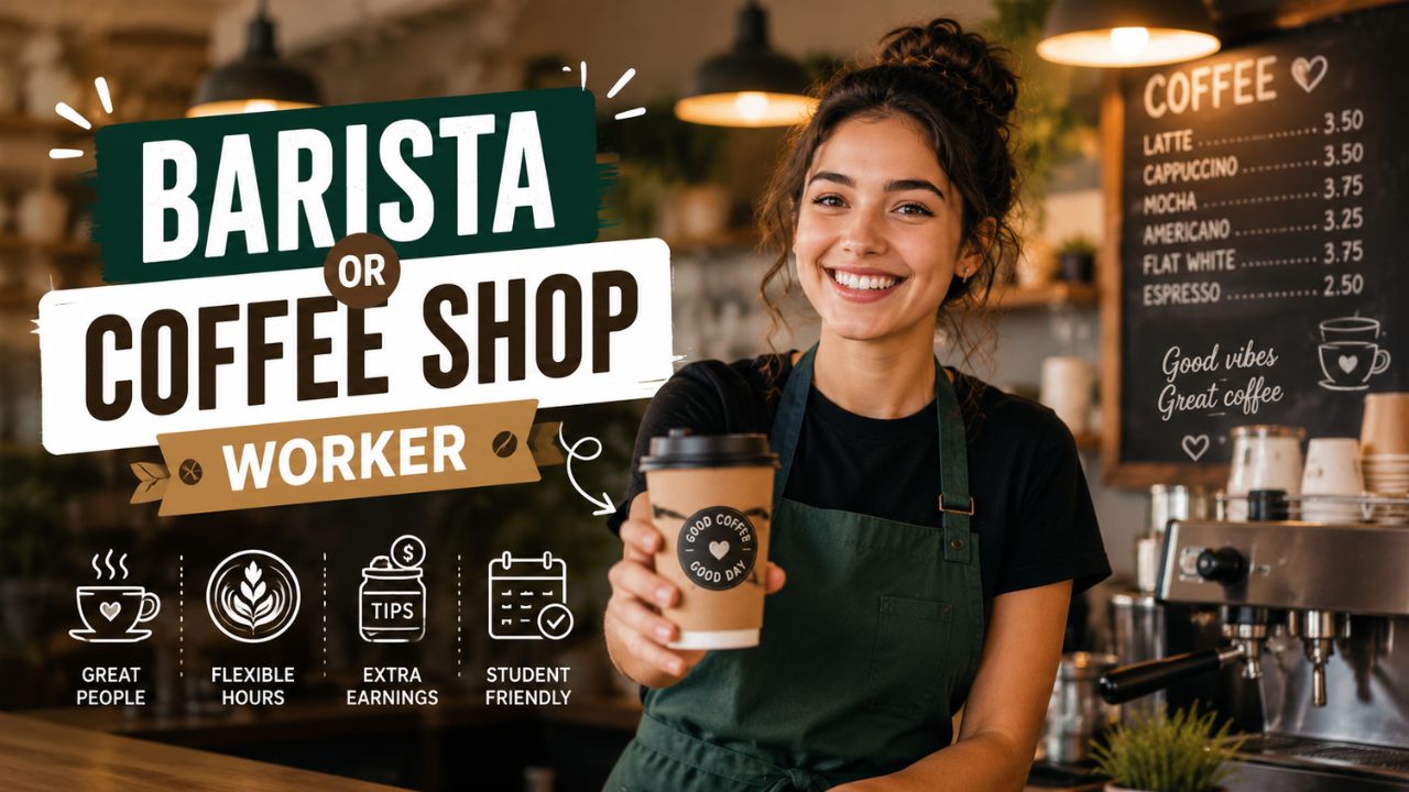 Barista or Coffee Shop Worker