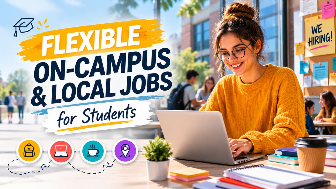 Flexible On-Campus and Local Jobs for Students