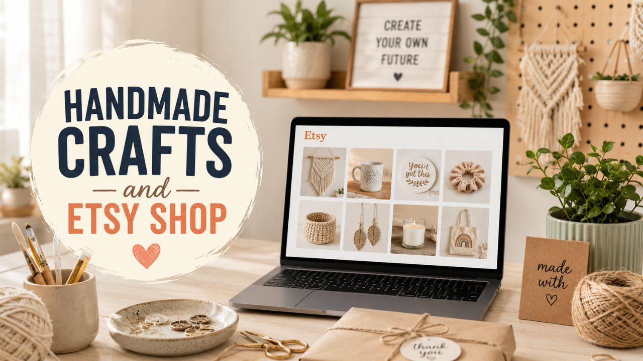 Handmade Crafts and Etsy Shop