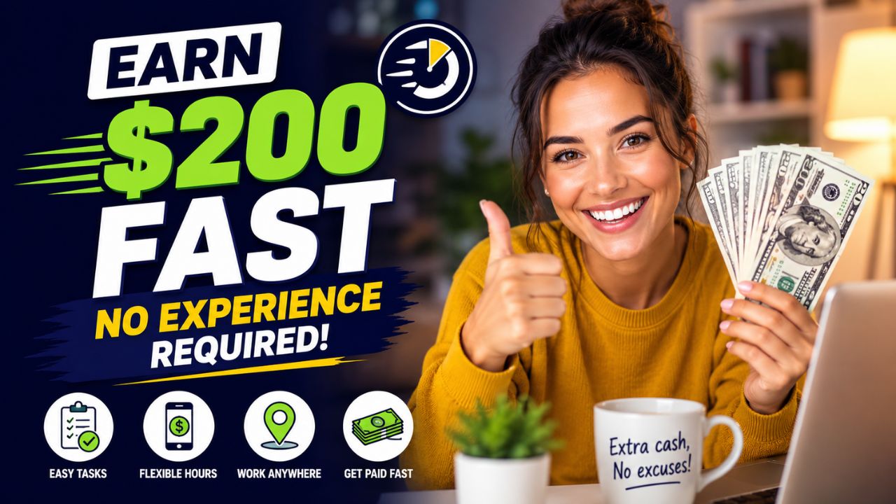 How to Earn $200 Fast With No Experience Required