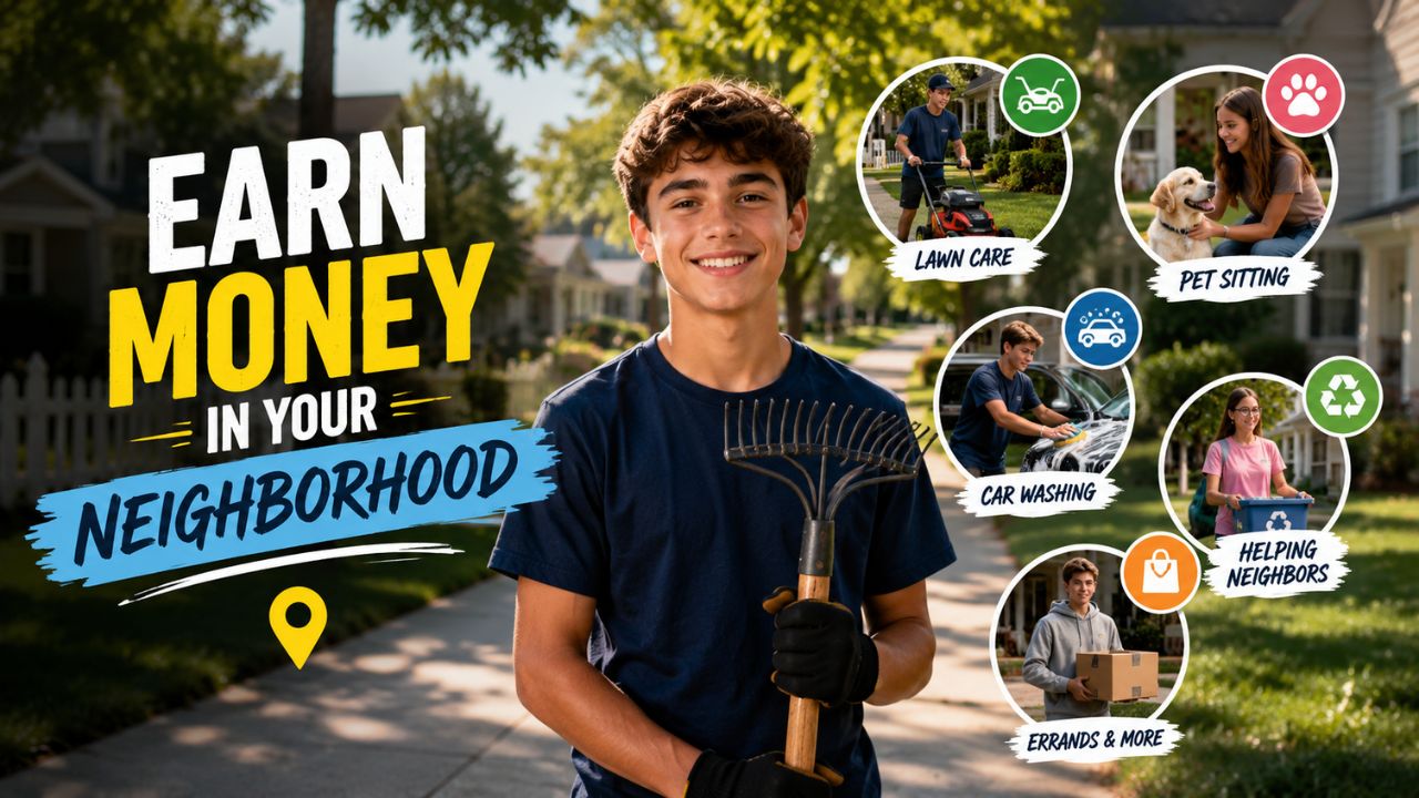 How to Earn Money as a Teen in Your Neighborhood