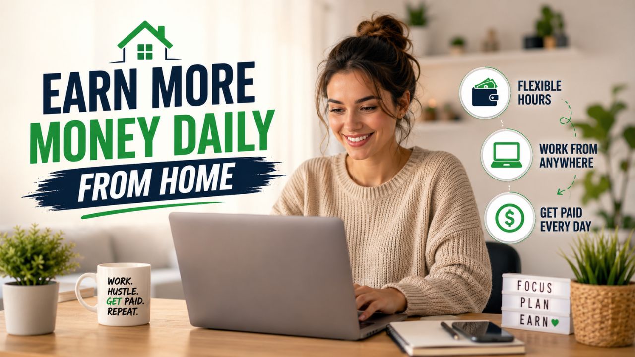 How to Earn More Money Daily From Home
