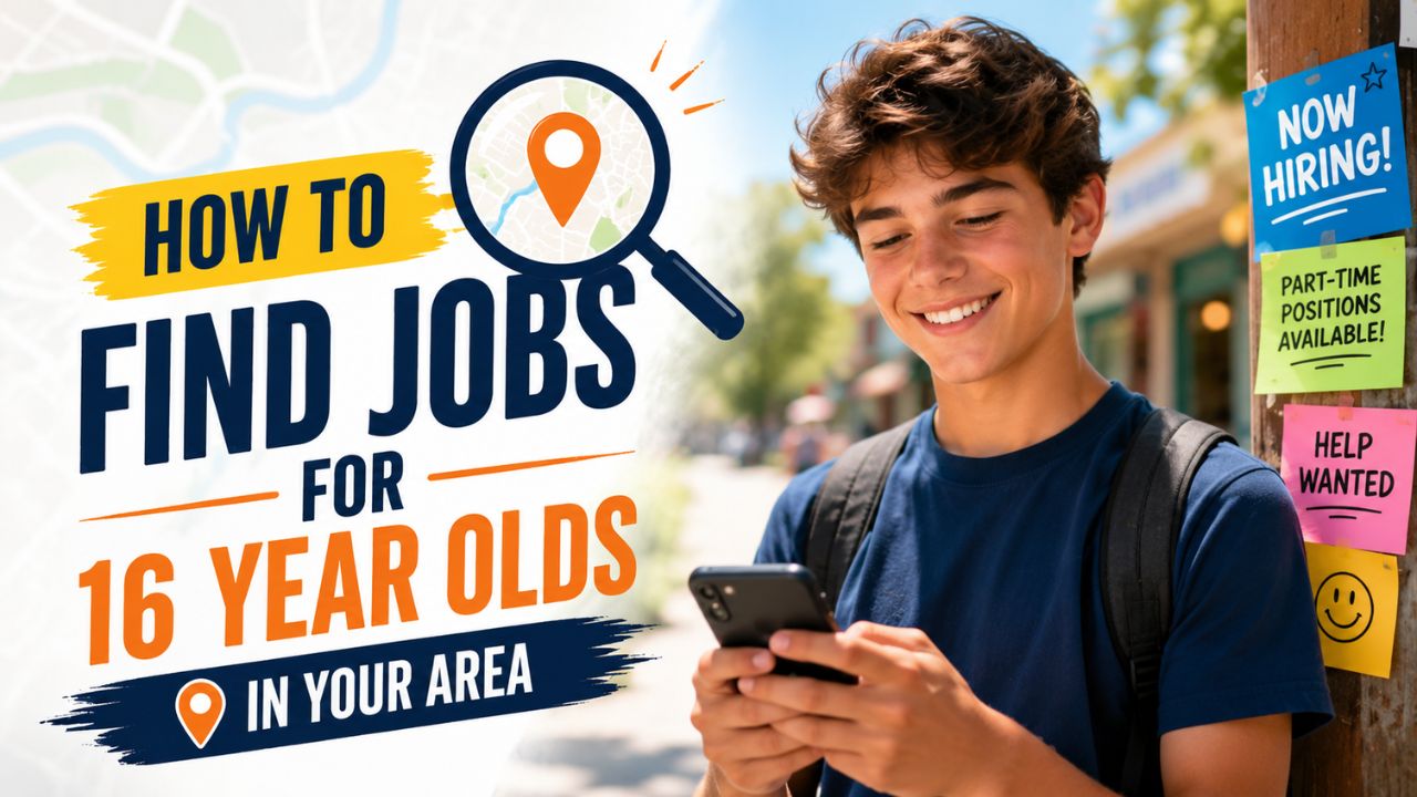 How to Find Jobs for 16 Year Olds in Your Area