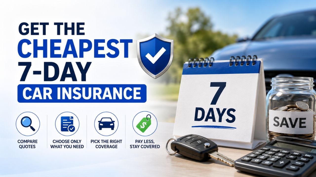 How to Get the Cheapest 7-Day Car Insurance Possible