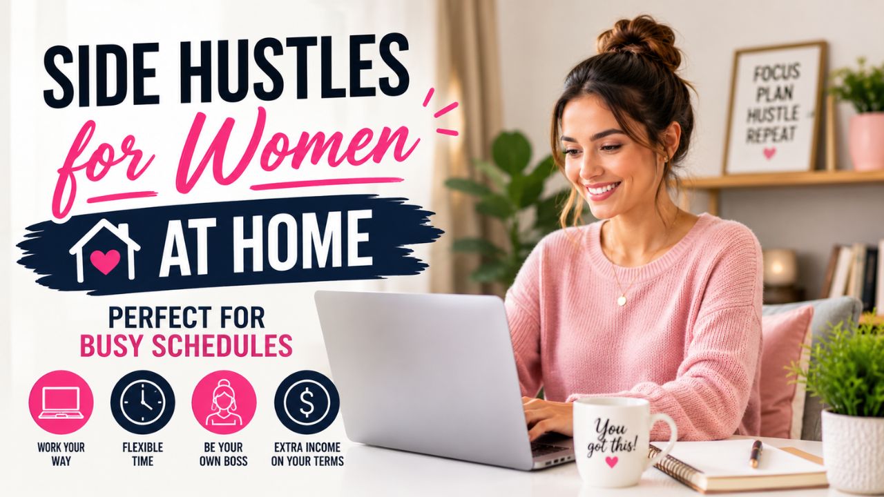 Side Hustles for Women at Home: Perfect for Busy Schedules