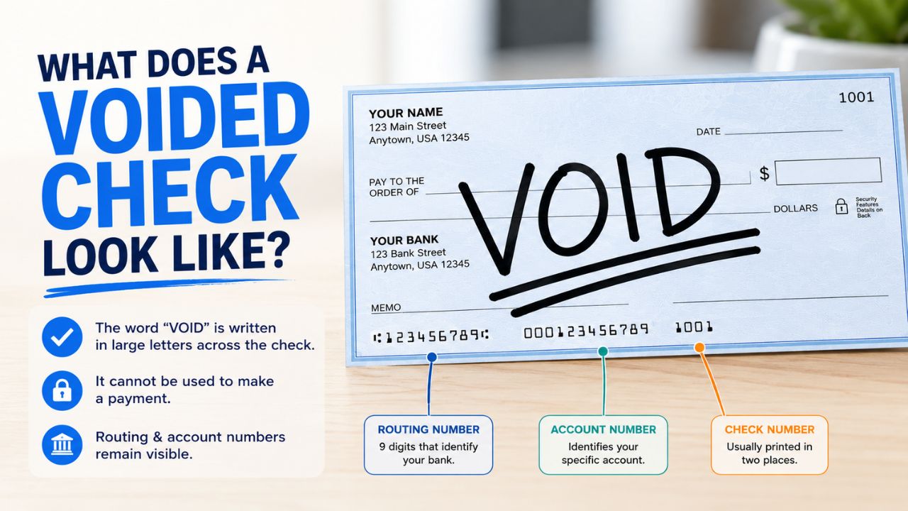 What Does a Voided Check Look Like