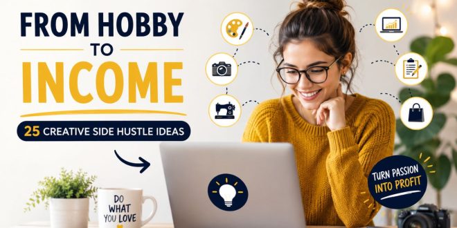 25 Creative Side Hustle Ideas Anyone Can Start Today