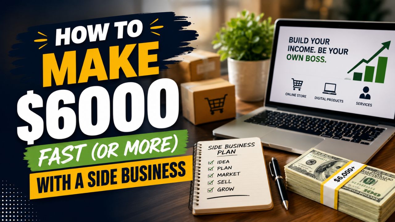 How to Make 6000 Fast (or More) With a Side Business