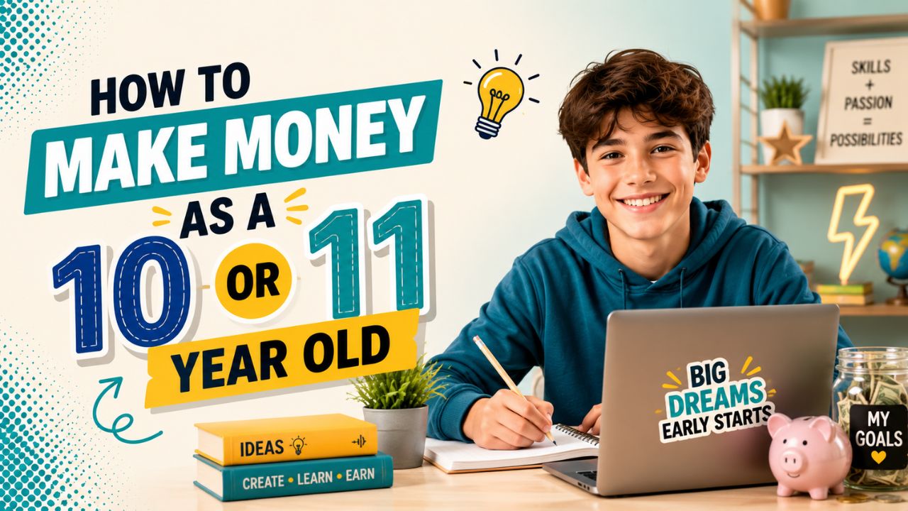 How to Make Money as a 10 or 11 Year Old