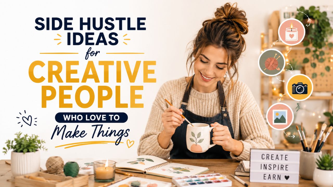 Side Hustle Ideas for Creative People Who Love to Make Things